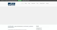 Desktop Screenshot of lkwpoland.pl